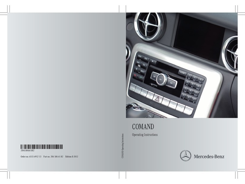 Mercedes-Benz COMAND operating instructions
