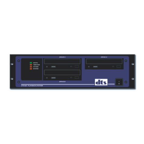 DTS DTS-6D Installation and operation manual