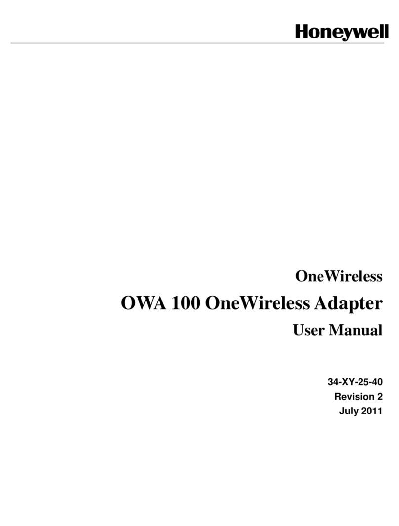 Honeywell OWA 100 OneWireless User manual