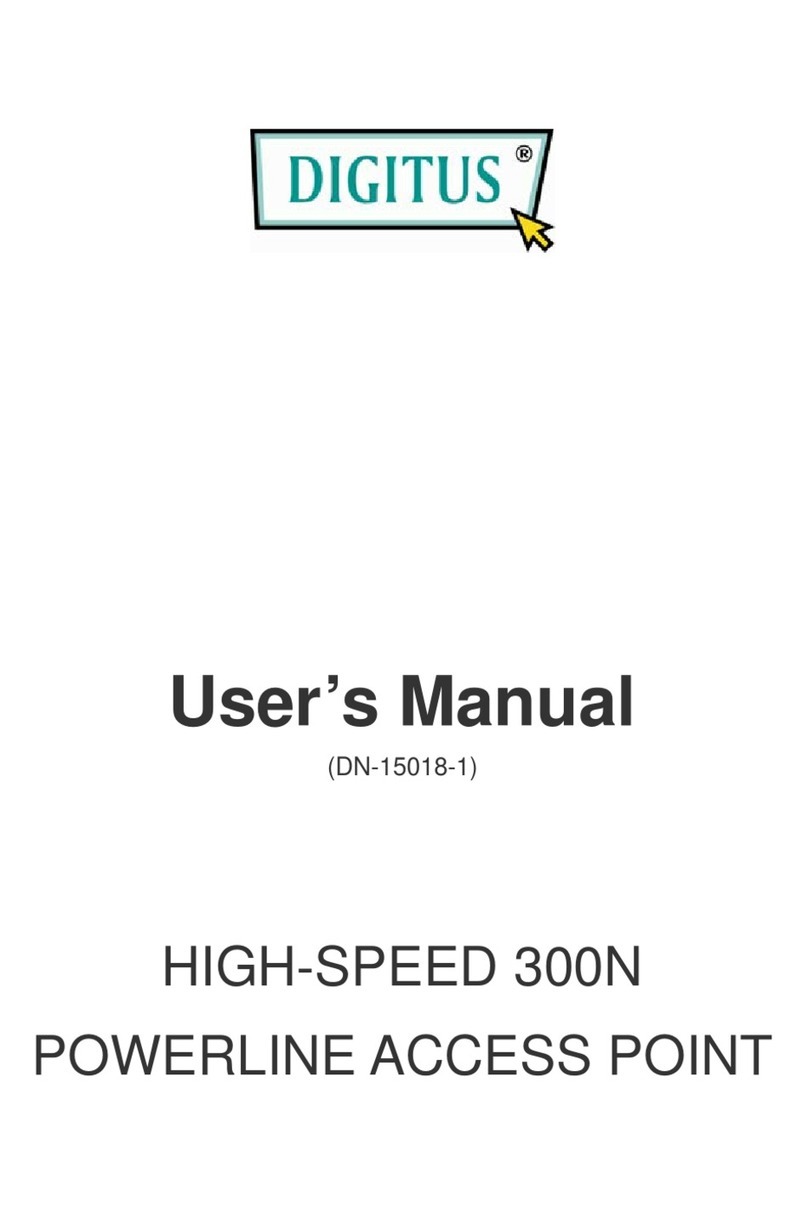 Digitus HIGH-SPEED 300N POWERLINE ACCESS POINT user manual