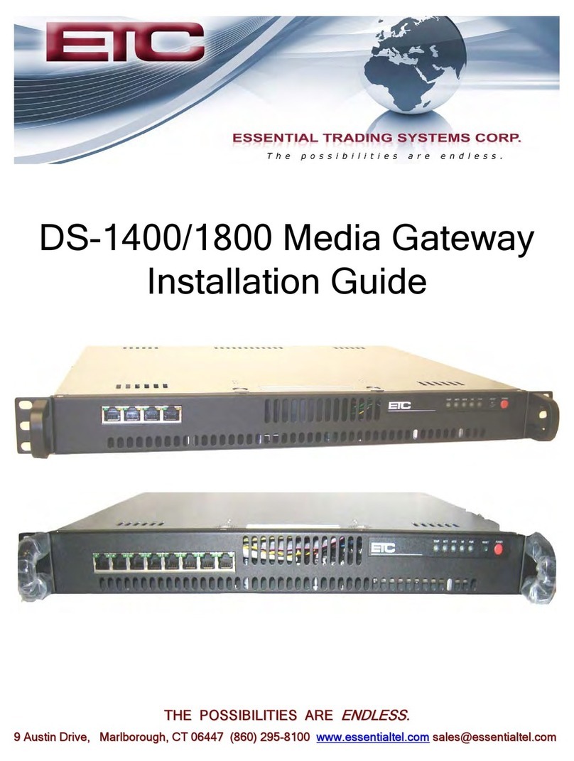Essential Trading DS-1400 installation guide