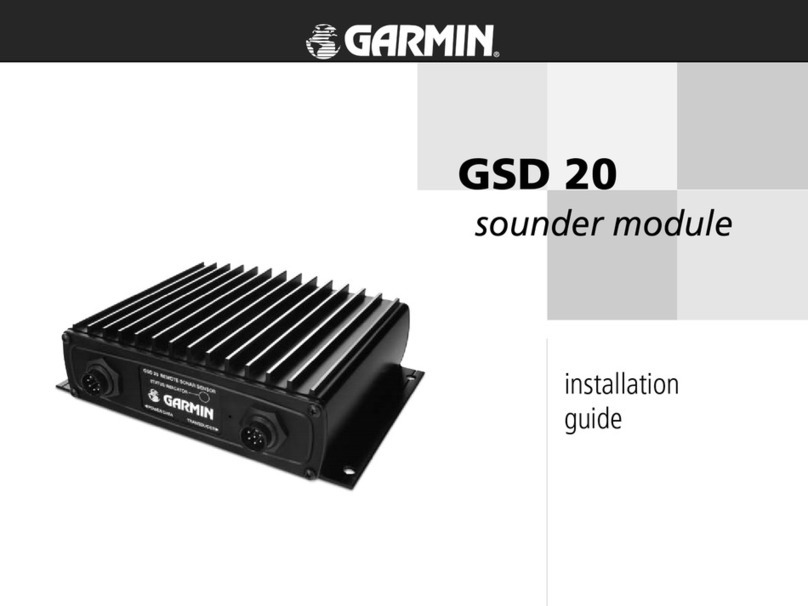 Garmin GSD20 Sounder User manual