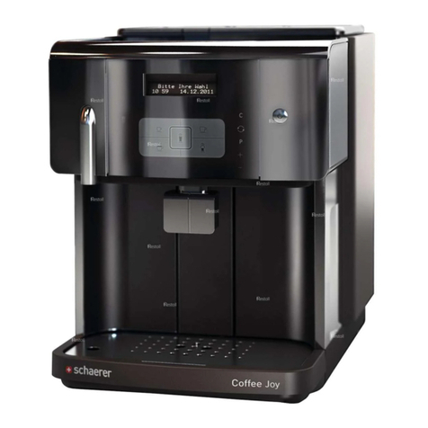 Schaerer Coffee Joy User manual