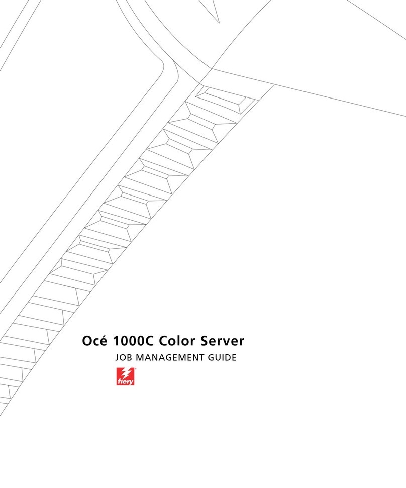 Oce 1000C Job management guide
