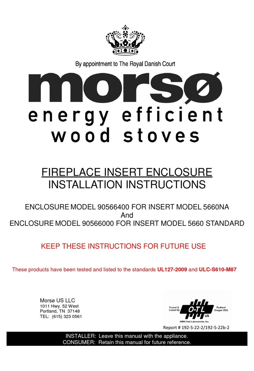Morso UK 90566400 installation instructions
