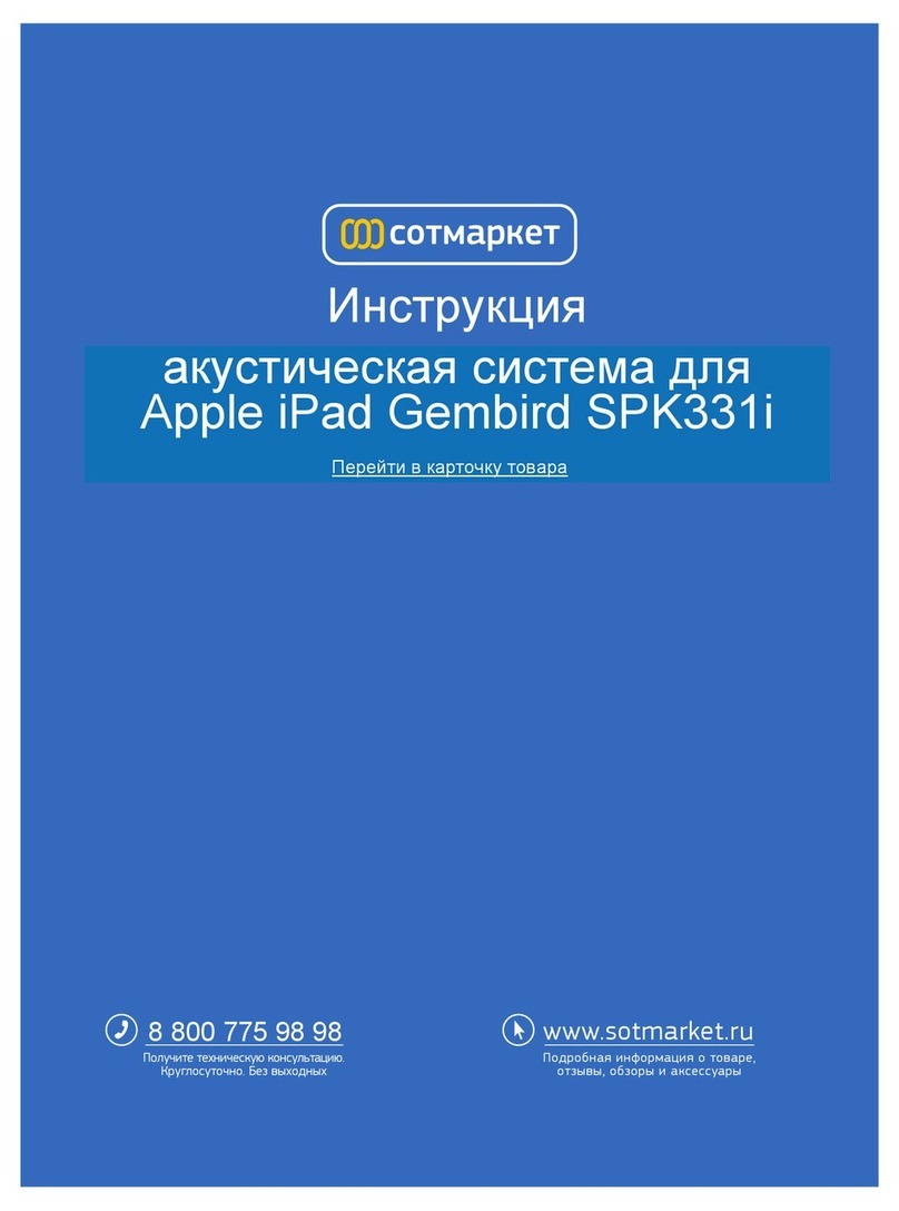 Gembird SPK331i user manual