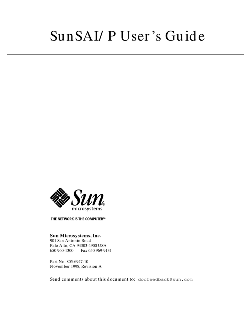 Sun Microsystems SunSAI/P User manual