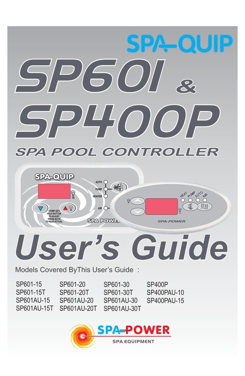 Spa-Quip SP601-15 user guide