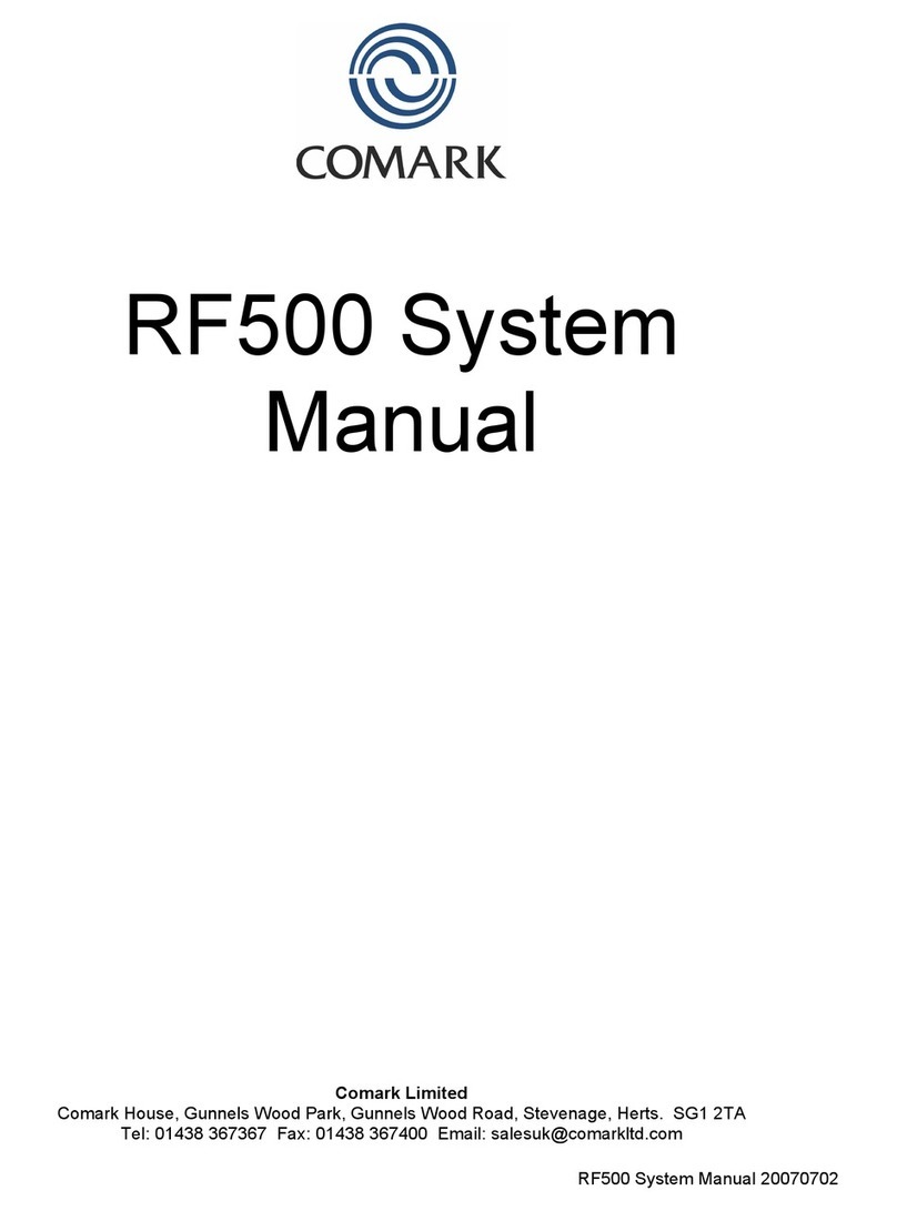 Comark RF500 System manual