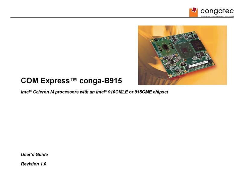 Congatec COM Express conga-B915 User manual