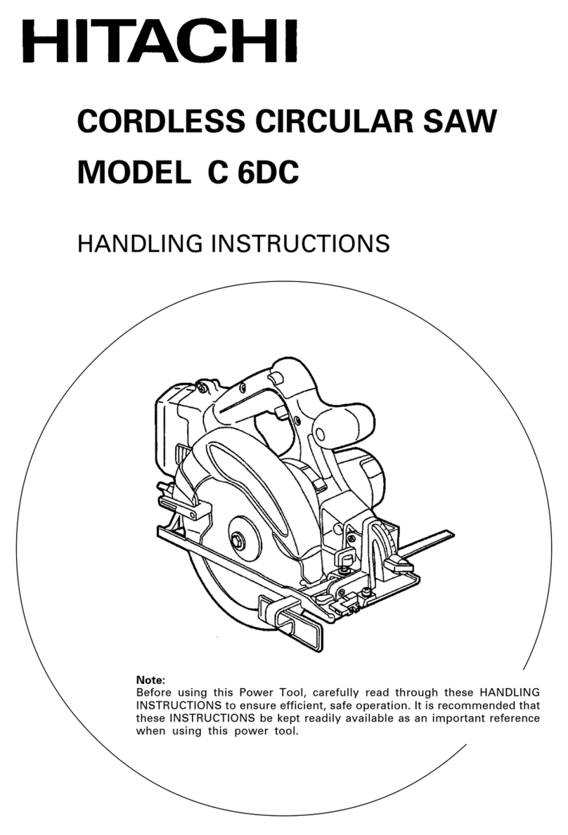 Hitachi C 6DC Handling instructions