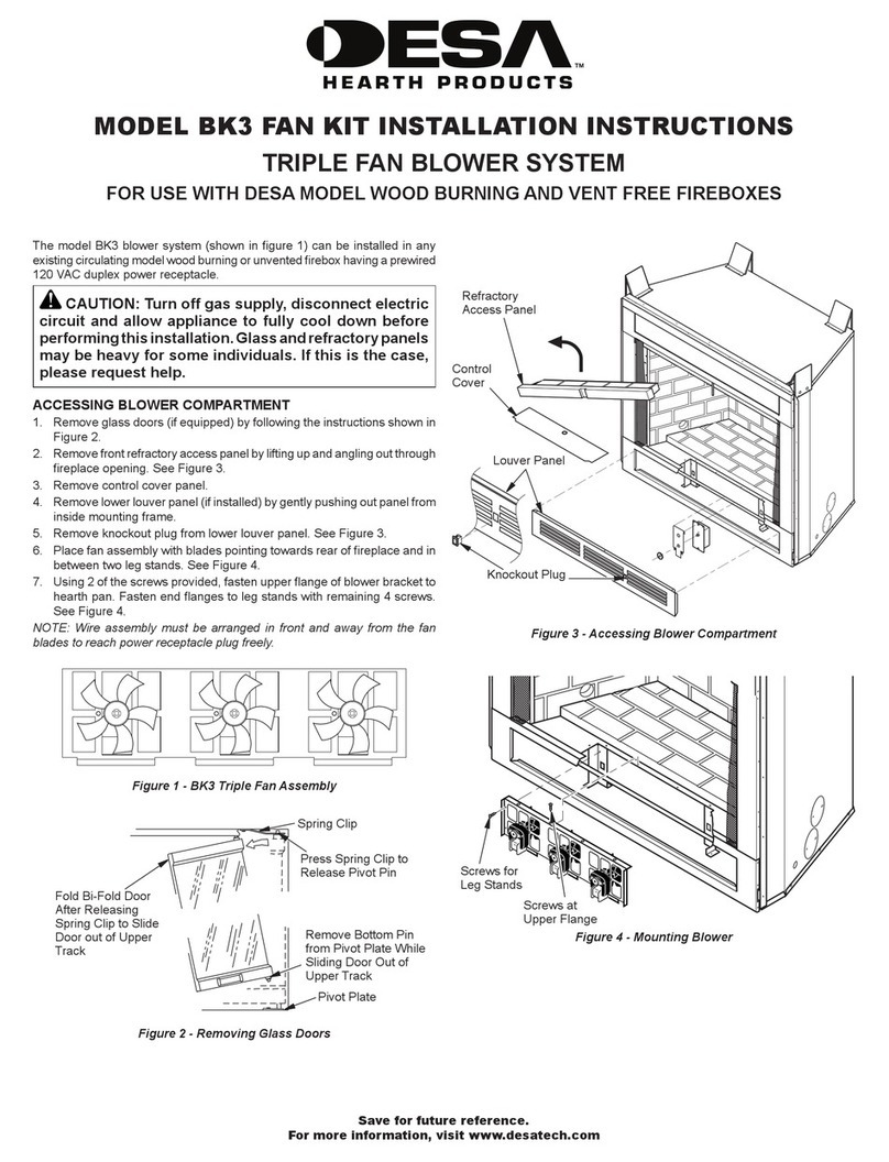 Desa BK3 installation instructions