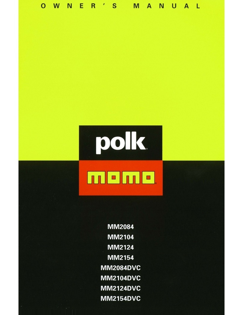 Polk Mono Momo MM2084 User manual