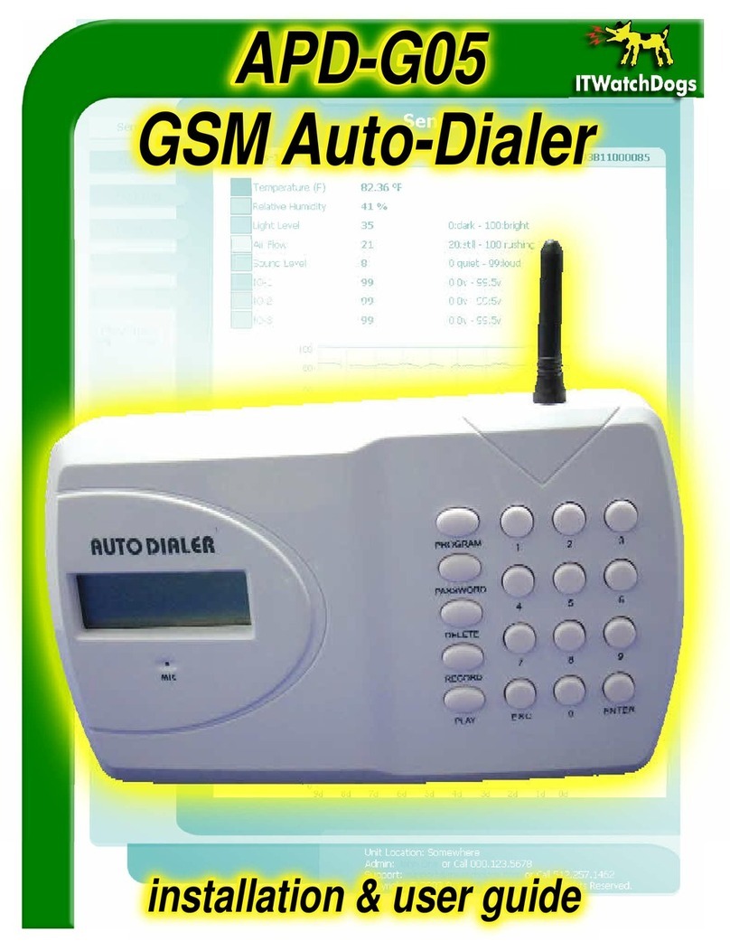 ItWatchDogs APD-G05 Installation & user guide