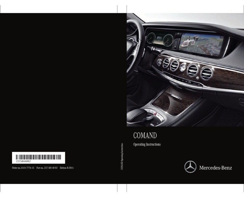 Mercedes-Benz COMAND operating instructions
