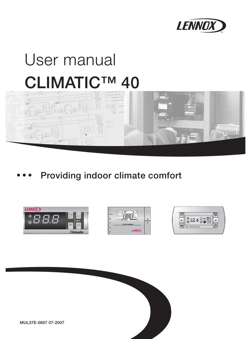 Lennox CLIMATIC 40 User manual