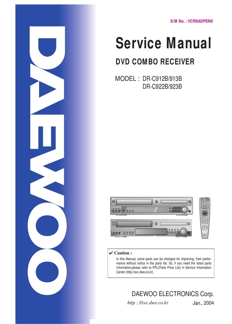 Daewoo DR-C912B User manual