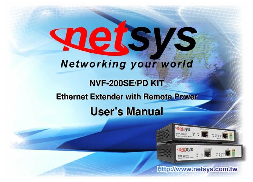 netsys NVF-200SE/PD KIT User manual