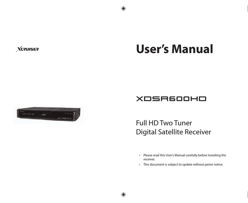 Xcruiser XDSR600HD user manual