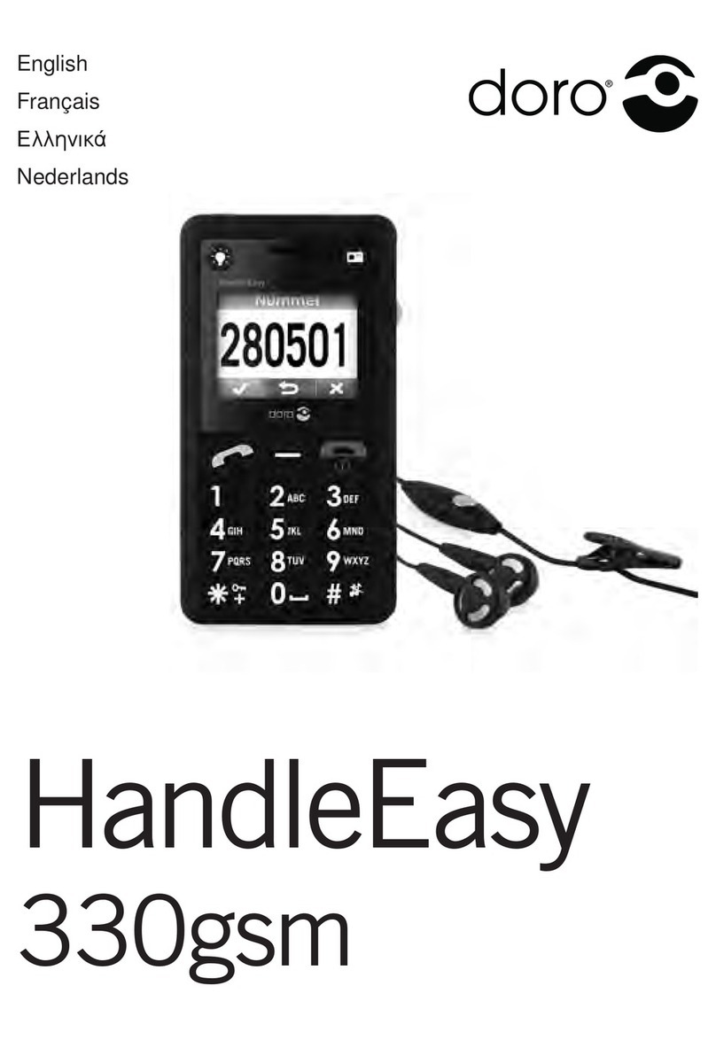 Doro HandleEasy 330gsm User manual Doro HandleEasy 330gsm User manual