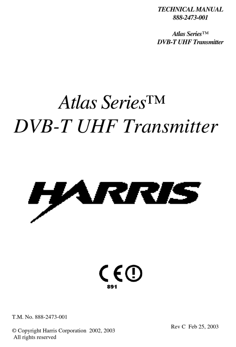Harris Atlas DVL400 User manual