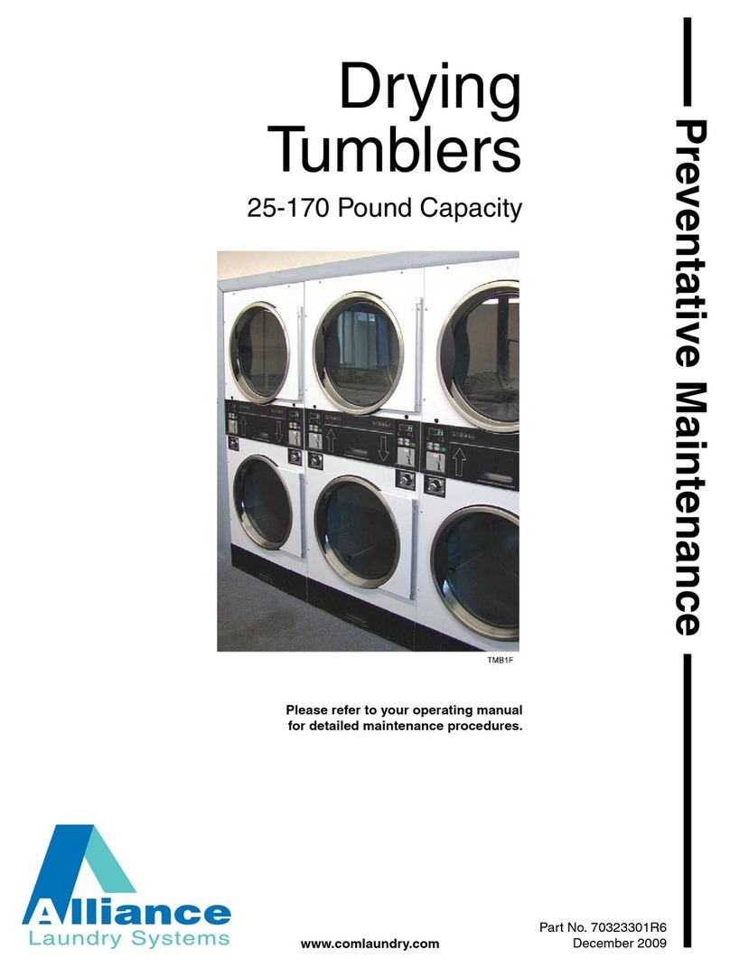 Alliance Laundry Systems Drying Tumblers none Maintenance Guide Alliance Laundry Systems Drying Tumblers none Maintenance Guide