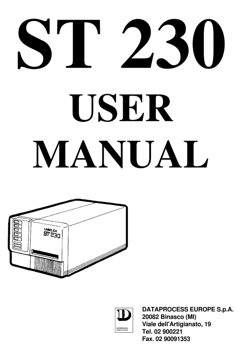 DATAPROCESS ST 230 user manual