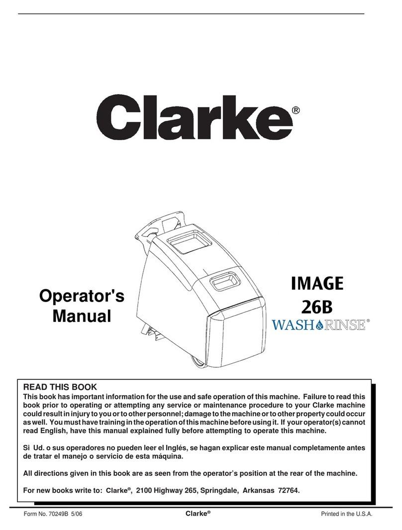 Clarke Image 26B User manual