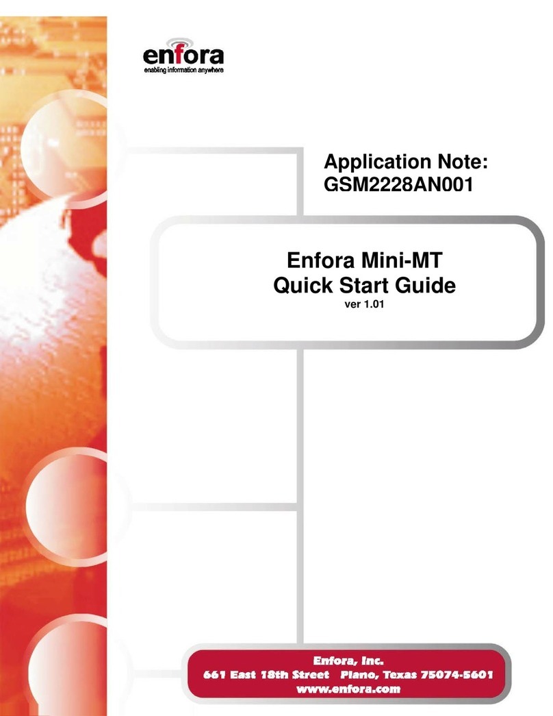 Enfora Mini-MT GSM2228 quick start guide