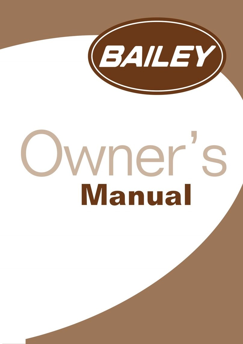 Bailey Caravan User manual
