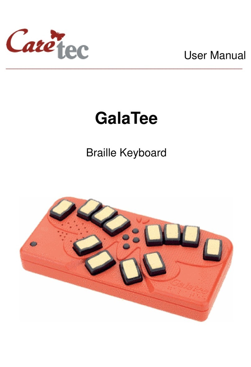 Caretec GalaTee user manual