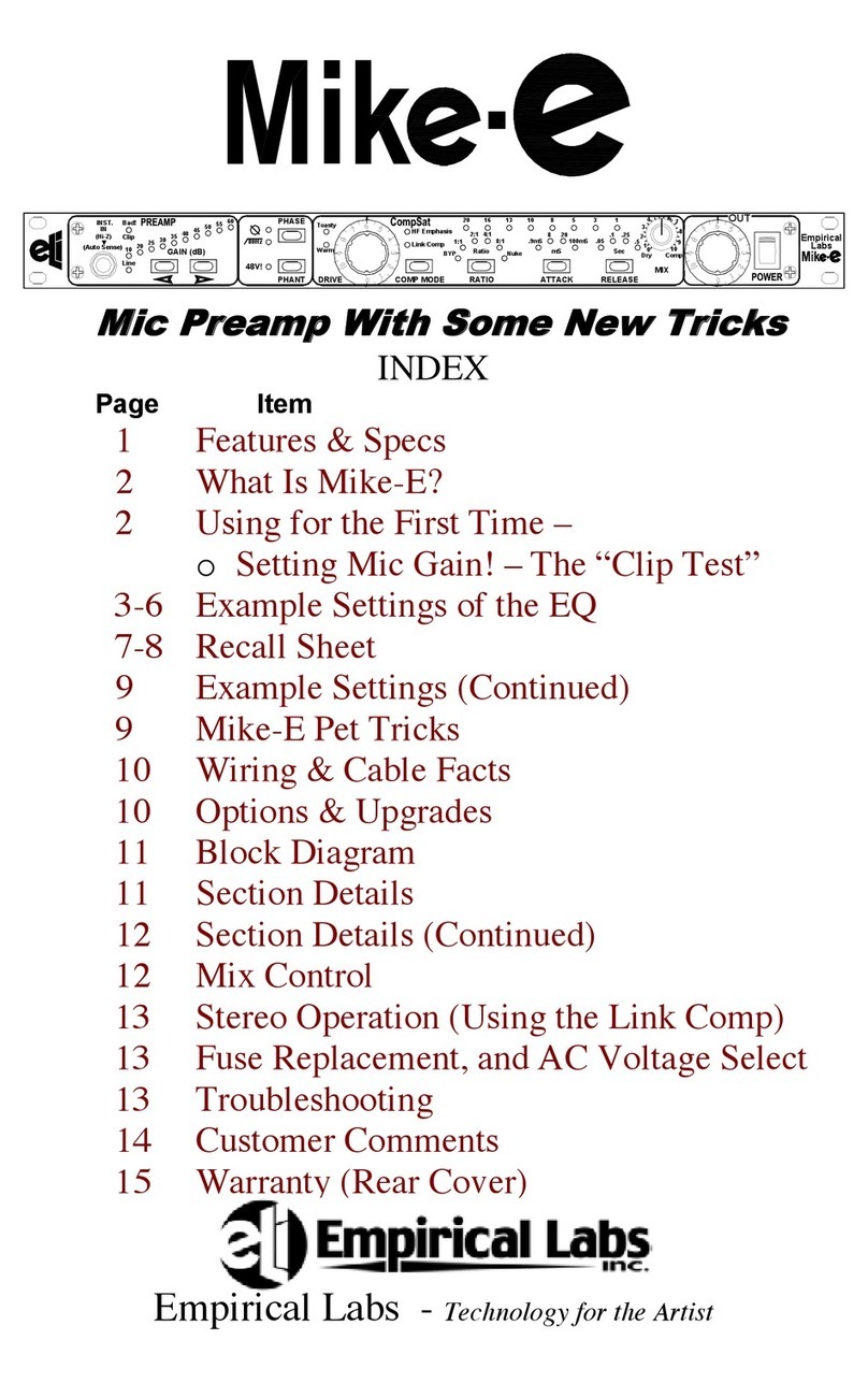 Empirical Labs MIKE-E User manual