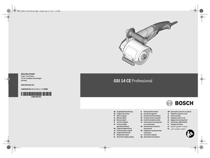Bosch GSI 14 CE User manual