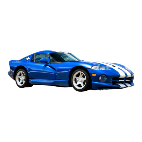 Chrysler 1998 Viper RT/10 User manual