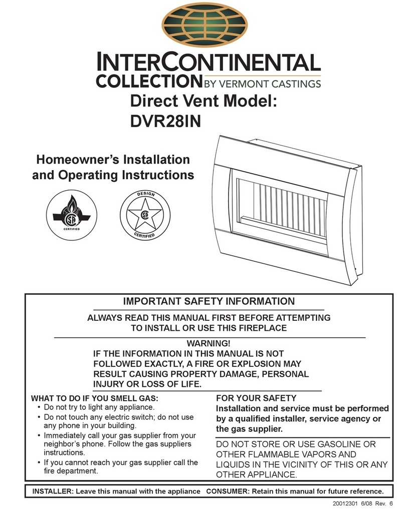 Vermont Castings DVR28IN Mounting instructions