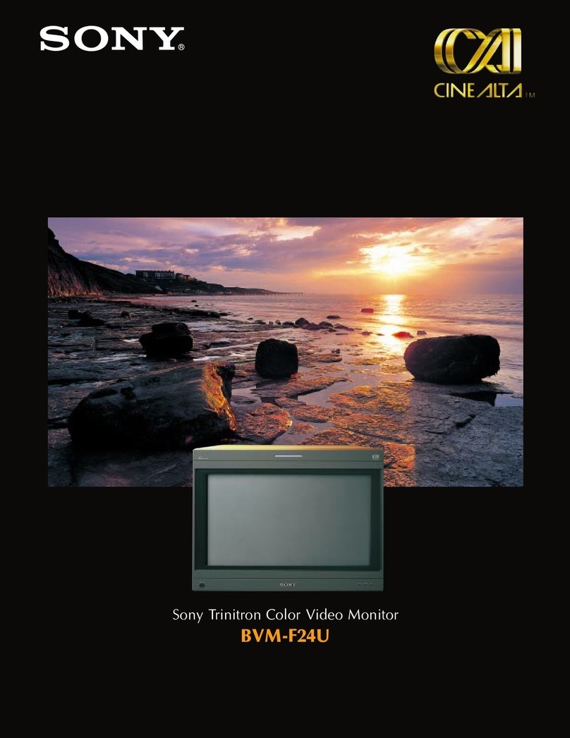 Sony BVM-F24U Manual Sony BVM-F24U Manual