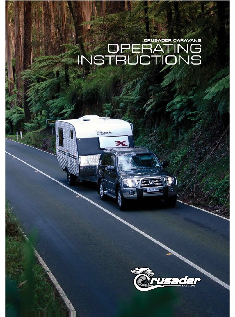 Crusader Caravans Manhattan operating instructions