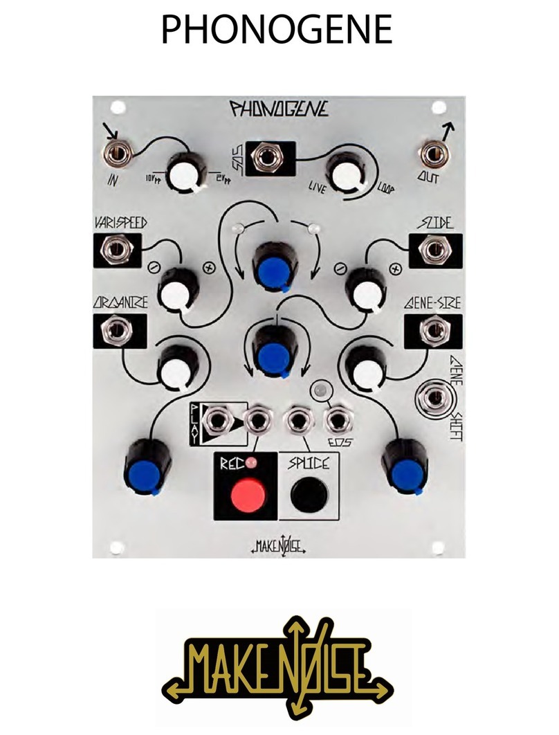Make Noise PHONOGENE user manual