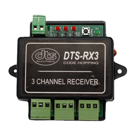 DTS RX3 operating instructions