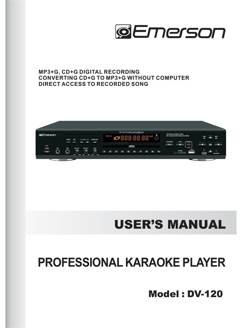 Emerson DV-120 user manual