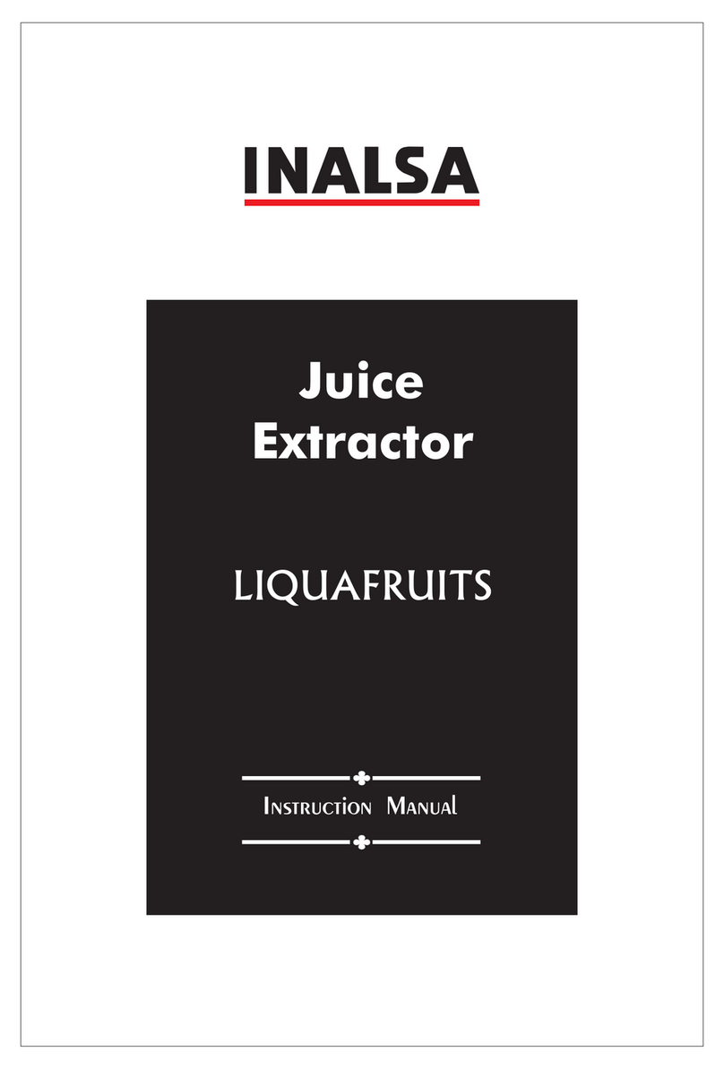 Inalsa Liquafruits instruction manual