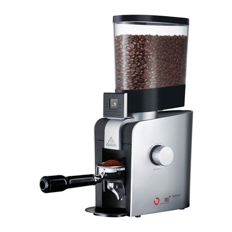 Mahlkonig Pro M Espresso operating instructions