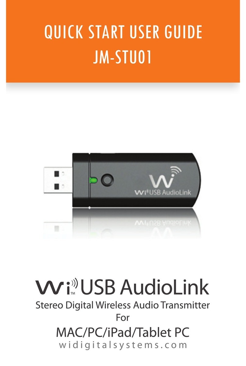 AudioLink JM-STU01 Quick start user guide