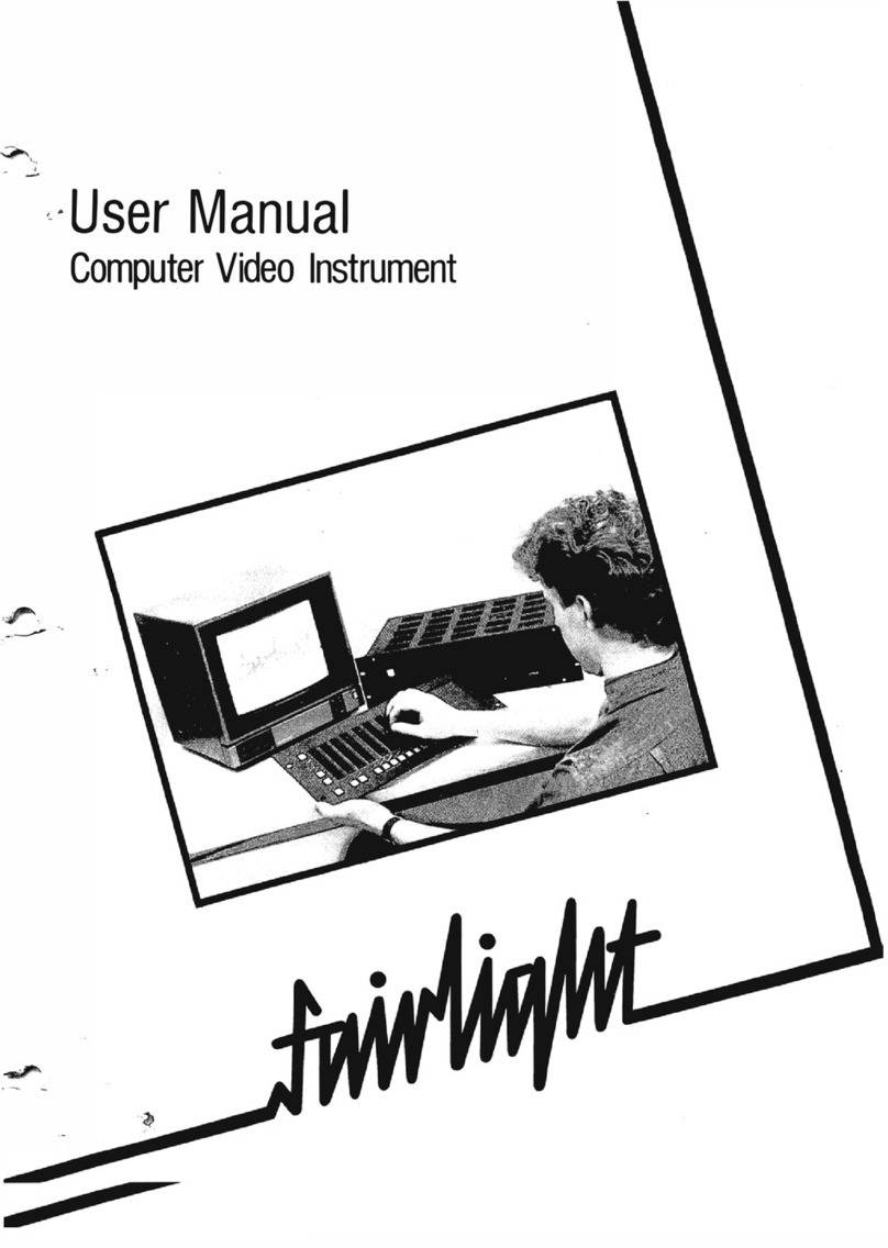 Fairlight CVI user manual Fairlight CVI user manual