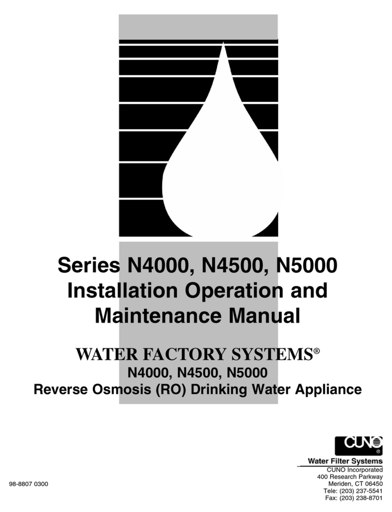 Water Factory Systems N4000 Series User manual