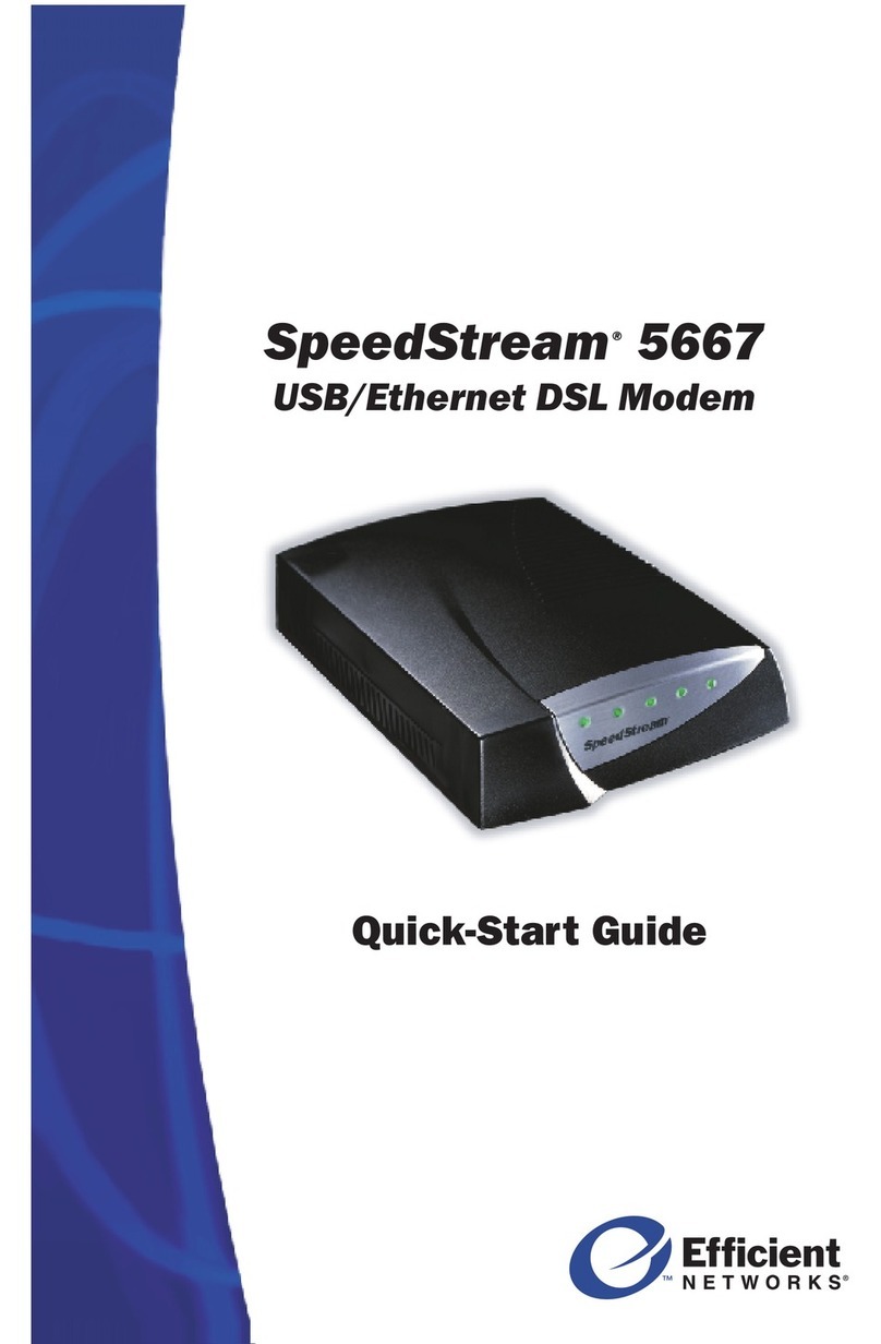 Efficient Networks SpeedStream 5667 quick start guide