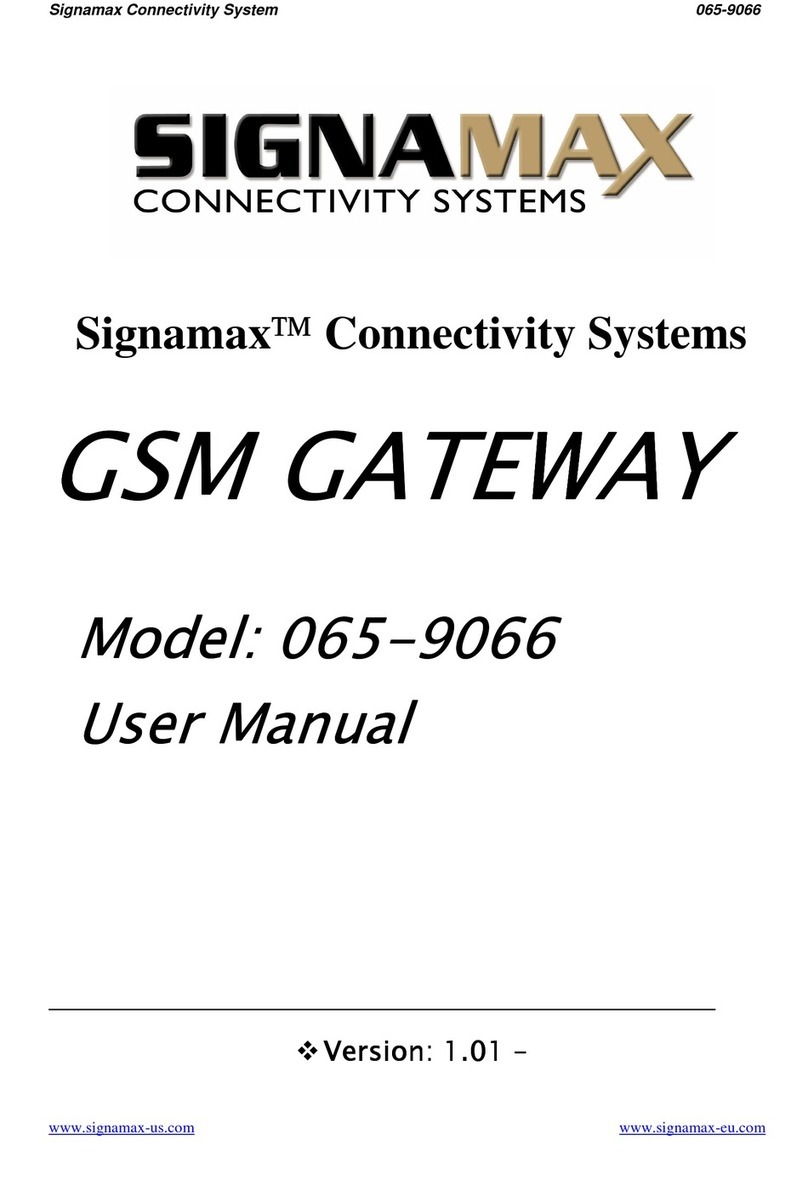 SignaMax 065-9066 user manual