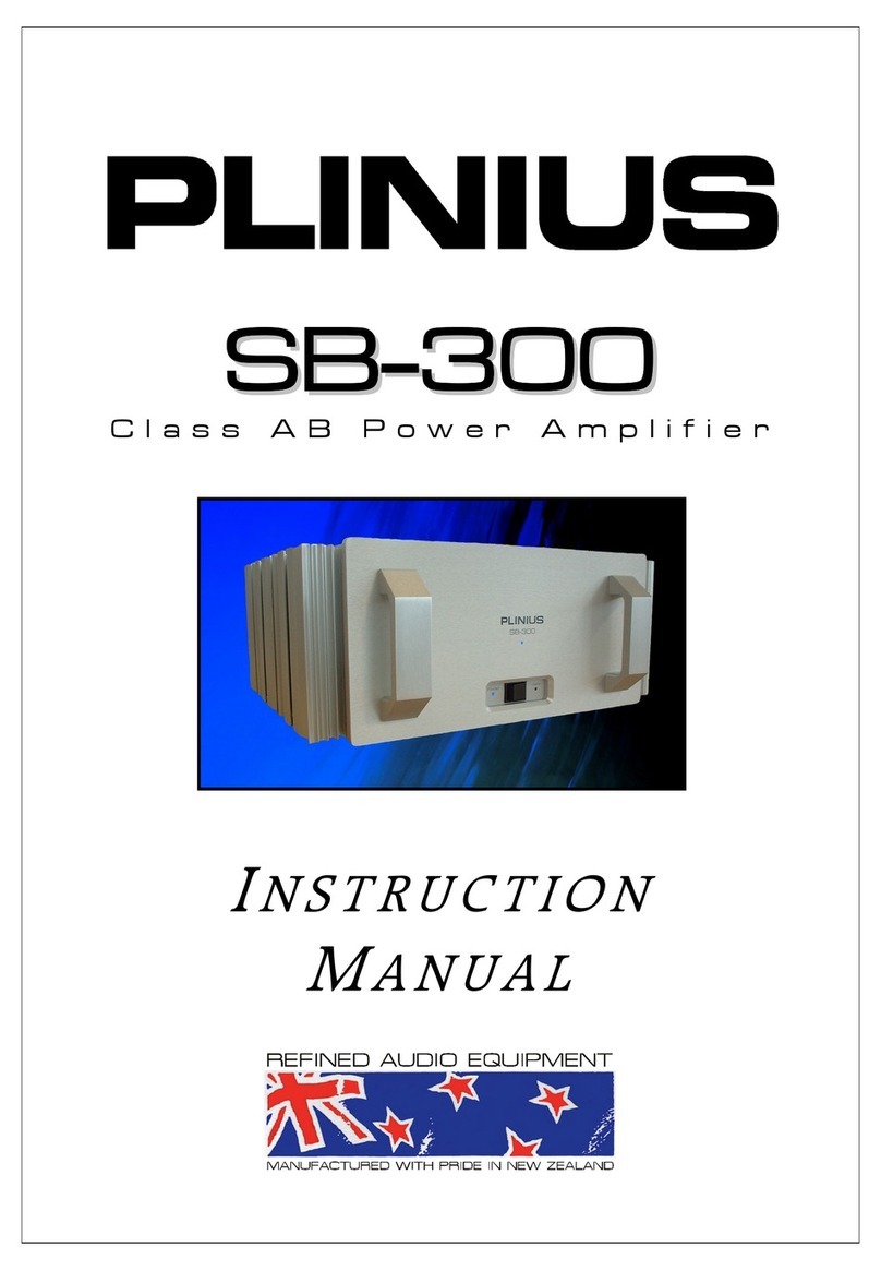 Plinius SB-300 instruction manual