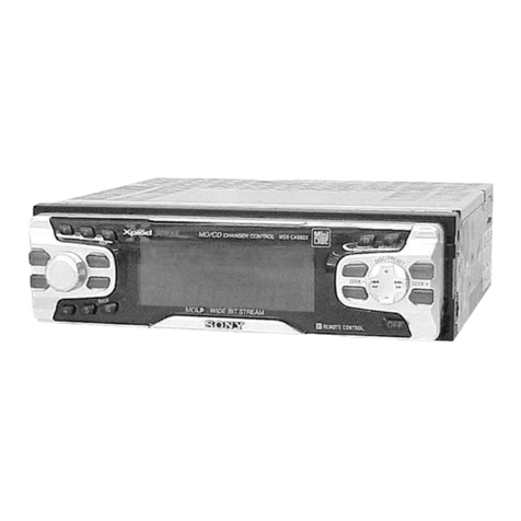 Sony MDX-CA680 Service manual