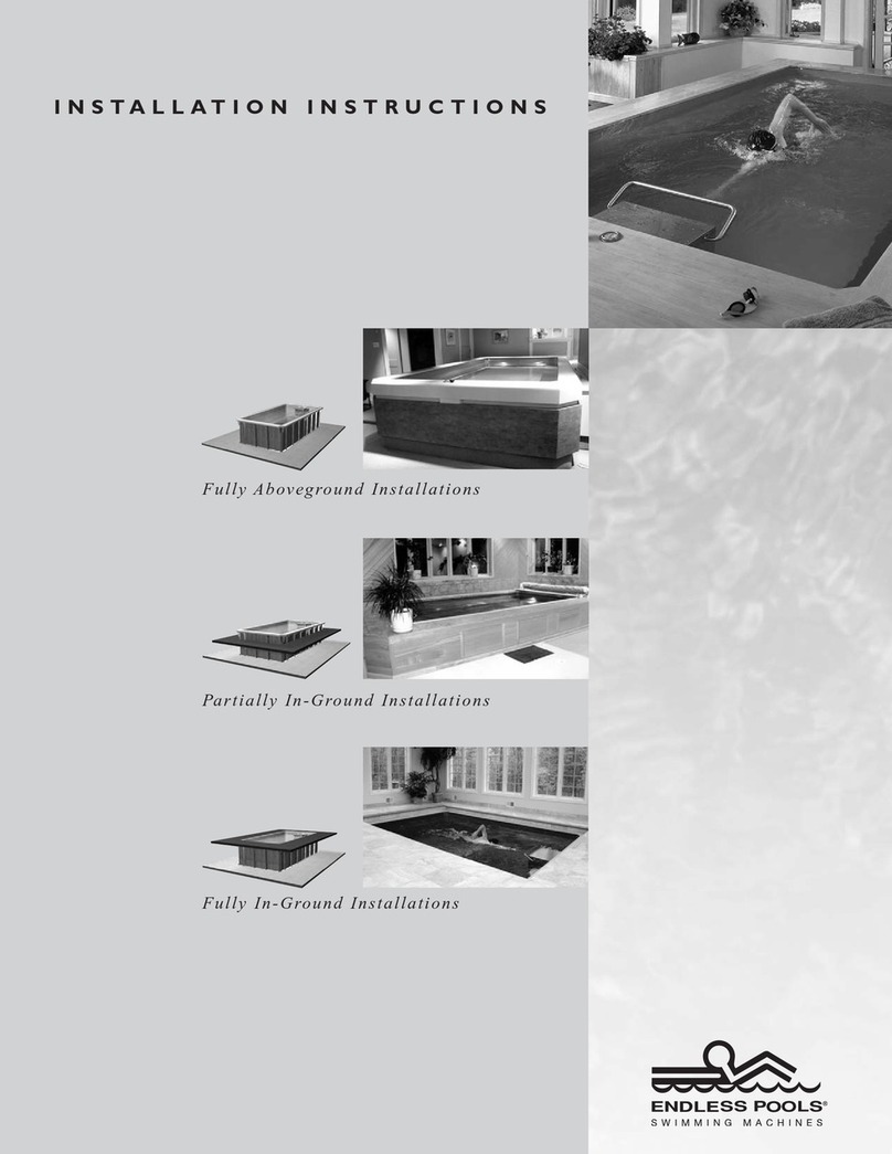 Endless Pools Pools installation instructions